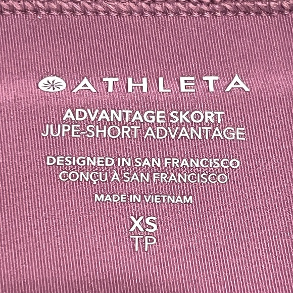 ATHLETA | Advantage Skort Jupe-Short Advantage XS Mauve - Picture 4 of 9